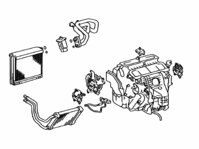 Lexus 87050-0E020 Radiator Assy, Air Conditioner