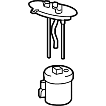 Lexus 77024-24010 Plate Sub-Assembly, Fuel