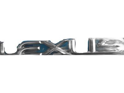 Lexus 75442-0E020 Back Door Name Plate, No.2