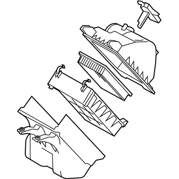 Lexus 17700-31792 Cleaner Assy, Air W/Element