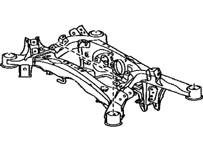 Lexus 51206-50051 Member Sub-Assembly, Rear