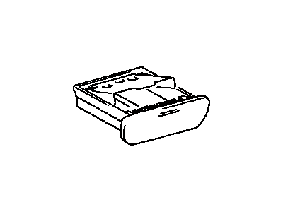 Lexus 74102-60110-B0 Box Sub-Assy, Front Ash Receptacle