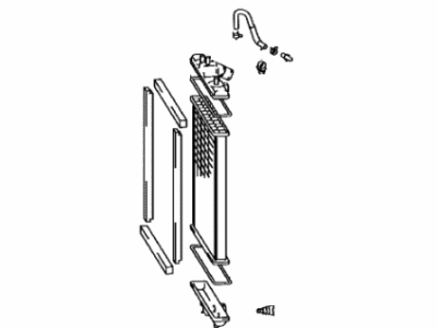 Lexus 16400-45200 Radiator Assembly, Left