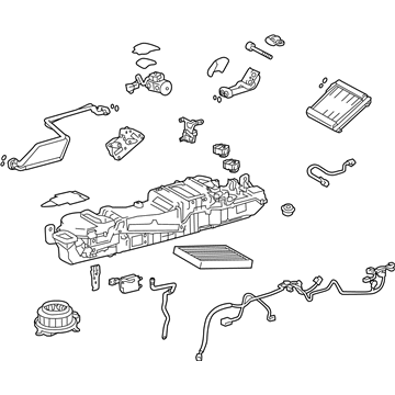 Lexus 87030-50151 Blower Assembly, Air CONCONDITIONER