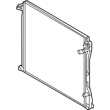 Lexus 16550-70010 Radiator Assembly, Inter