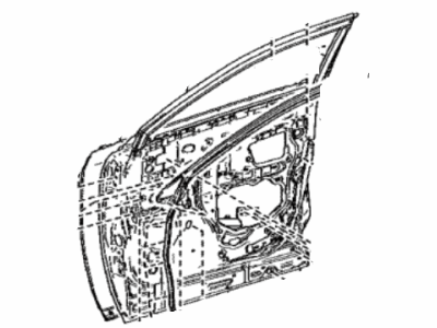 Lexus 67002-78040 Panel Sub-Assembly, Front Door Inside