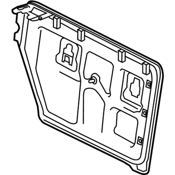 Lexus 71017-76020 Frame Sub-Assembly, Rear Seat