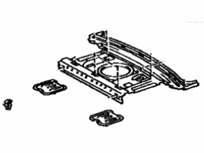 Lexus 64101-30280 Panel Sub-Assy, Upper Back