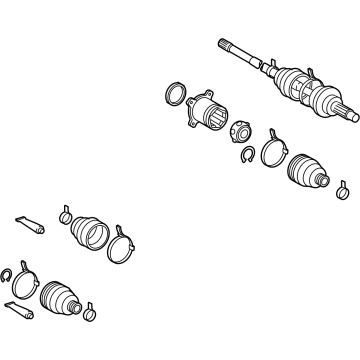 Lexus 42340-48140 Shaft Assembly, Rear Drive