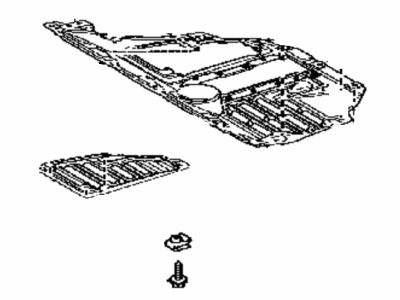 Lexus 51410-78020 Engine Under Cover Assembly, No.1