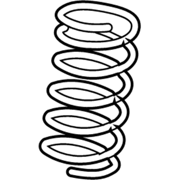 Lexus 48231-53260 Spring, Coil, Rear