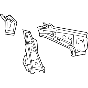 Lexus 61707-06050 Panel Sub-Assembly, Roof