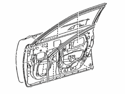 Lexus 67002-33210 Panel Sub-Assembly, Front Door Inside