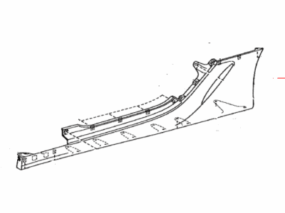 Lexus 75850-77020-B1 MOULDING Assembly, Body