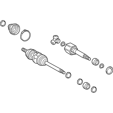 Lexus 43410-48150 Shaft Assembly, Front Drive