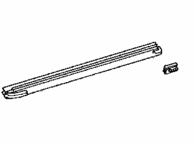 Lexus 68174-76010 WEATHERSTRIP, Rear Door