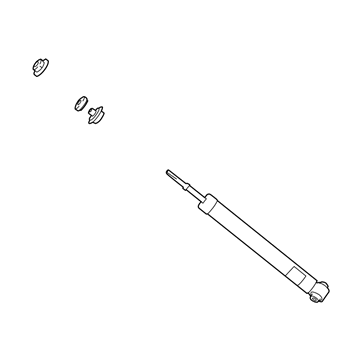 Lexus 48530-80800 ABSORBER Assembly, Shock