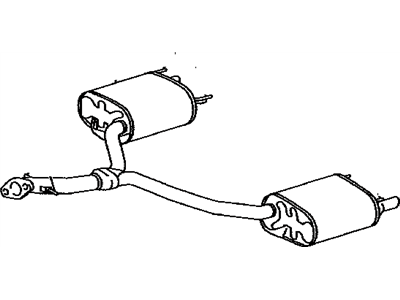 Lexus 17430-31540 Exhaust Tail Pipe Assembly