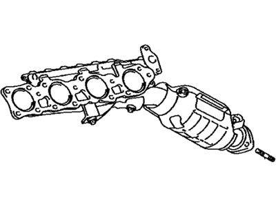 Lexus 17140-38130 Exhaust Manifold Assembly, Right