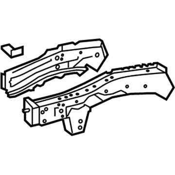 Lexus 57028-48906 Member Sub-Assy, Front Side, LH