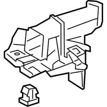 Lexus 53208-24050 Duct Sub-Assembly, Cool