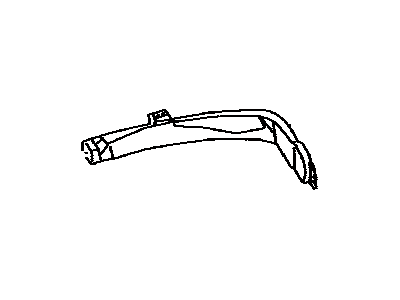 Lexus 55972-50080 Duct, Side DEFROSTER