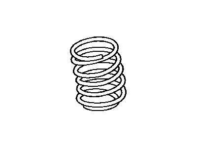 Lexus 48231-60D30 Spring, Coil, Rear