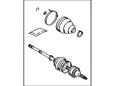 Lexus 43470-39425 Shaft Assy, Front Drive Outboard Joint, LH