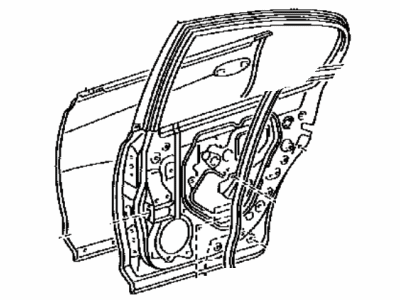 Lexus 67003-30600 Panel Sub-Assy, Rear Door, RH