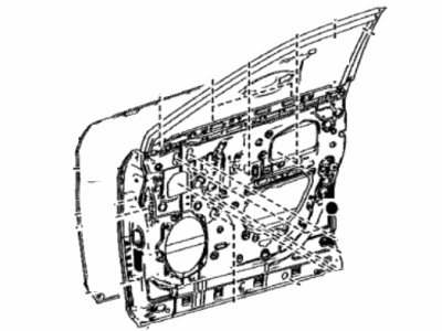 Lexus 67001-48170 Panel Sub-Assembly, Front Door Inside