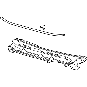 Lexus 55708-60162 LOUVER Sub-Assembly, COWL