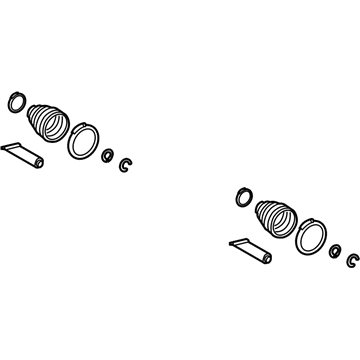 Lexus 04437-08010 Boot Kit, Rear Drive Shaft, Inboard Joint
