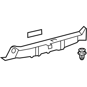 Lexus 58387-50040-C0 Plate, Rear Floor Finish