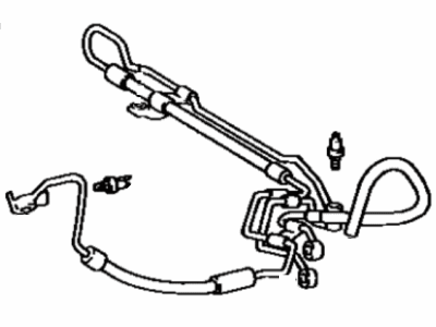 Lexus 44410-30320 Power Steering Pressure Feed Tube Assembly