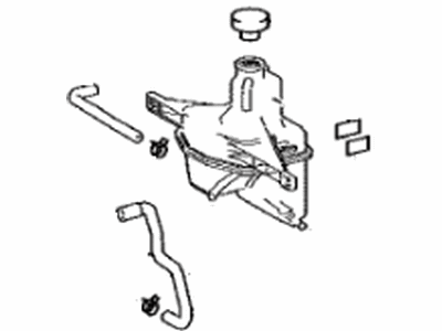 Lexus 16470-38100 Reserve Tank Assembly, R