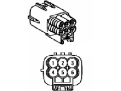 Lexus 90980-11193 Housing, Connector Male