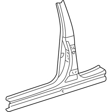 Lexus 61311-30210 Pillar, Center Body, Outer RH