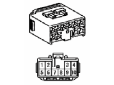 Lexus 90980-10997 Housing, Connector F