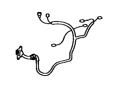 Lexus 82154-30240 Wire, Rear Door, NO.2