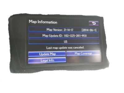 Lexus PT219-HDD07-17 GEN7 V17.1 Nav Map U