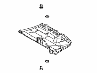 Lexus 58399-75020 Cover, Floor Under, No.2